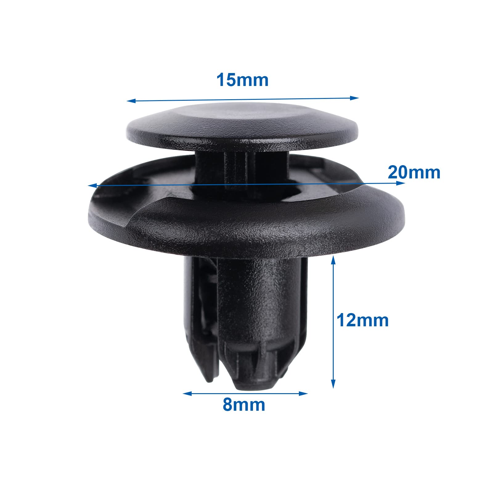 Amazon.com: OAUTOO 30PCS Upper Seal Radiator Cover Push-Type Clip
